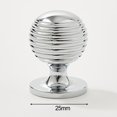 thumbnail image 2 of Suyin Queen Anne Reeded Door Knob Beehive Cabinet Knobs Solid Brass Material, 2 of 7