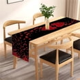 thumbnail image 3 of Valentine's Day Table Flag Linen Printed Decorative Tablecloth for Kitchen Living Room Holiday Party Tea Table 1 pc, 3 of 6
