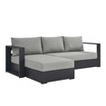 thumbnail image 1 of Modway Tahoe 2-Piece Outdoor Patio Furniture Sectional, Gray, 1 of 8
