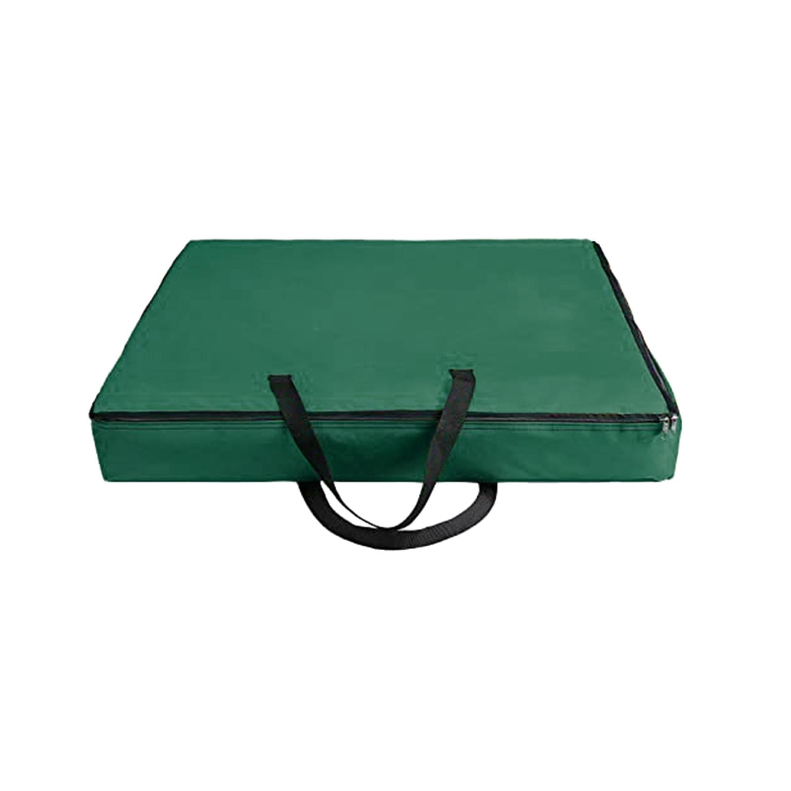 Abbracc Wreath Storage Bag 600D Oxford Cloth Zipper Artificial Wreath Storage Holder Green