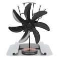 thumbnail image 1 of Heat Powered Stove Fan, Safe 7 Blade Heat Powered Stove Fan Vertical  For Kitchen, 1 of 7