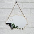 thumbnail image 4 of Nordic Wood Acrylic Mirror Wall Camera Props Wall Decoration F, 4 of 4