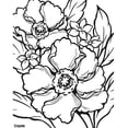 Crayola Flower Child Adult Colouring Book, 32pg Boho Floral Colouring ...