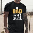 thumbnail image 2 of LUOGENLI T-shirts pour Homme pour Hommes Homme Printemps et Été Fête des Pères Décontracté Rétro Lettrage Impression Partielle T-Shirt Col Rond Manche Courte Haut T-shirts pour Hommes T-shirts Graphiques Pâques Noir TTG, 2 of 6