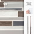thumbnail image 4 of SMART TILES PEEL & STICK BACKSPLASH - MILANO ARGENTO - 4 Pieces 11.55 x 9.63, 4 of 4