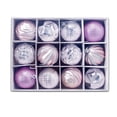 thumbnail image 3 of AMERTEER Mini Boules Suspendues en PVC Rouge Petits Ornements de Noël 12 Unités, 3 of 9