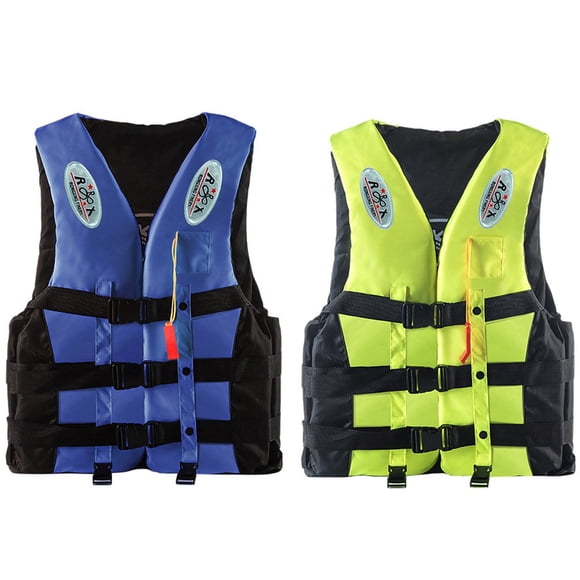 Dvkptbk Life Jacket 2Pc Adults Life Jacket Aid Vest Kayak Ski Buoyancy Fishing Watersport Pool Accessories