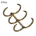 thumbnail image 3 of Unique Bargains 0.79' Dia. 3 Circle Detachable Metal Binder Rings Loose Leaf Rings, Bronze 6 Pack, 3 of 6