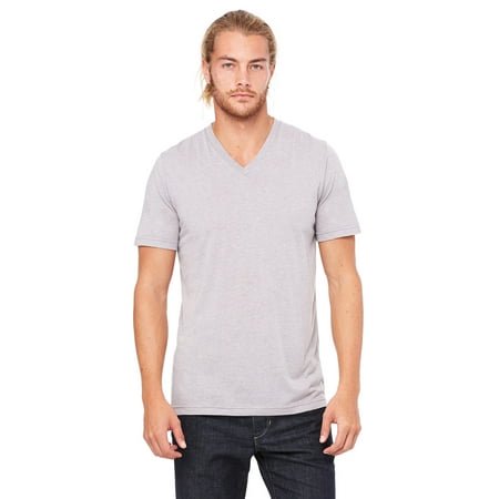 Bella + Canvas Unisex Triblend Short-Sleeve V-Neck T-Shirt