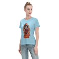 thumbnail image 4 of T-Shirt Basique à Manches Courtes pour Femmes Dragon Ball Little Goku, 4 of 6