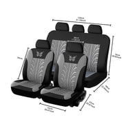 Full Set Of Car Seat Covers, Universal Embroidered Car Seat Cover Set