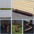 thumbnail image 5 of JJKBVCLO Adjustable Downspout Extension Corrugated Drain Pipe Flexible Outdoor Gutter Water Spout For Rainwater Downspouts, 5 of 5