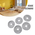thumbnail image 2 of 5pcs Replacement parts Robot Vacuum Cleaner cleaning coloth for For For Ultenic MC1, 2 of 5