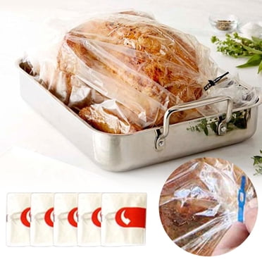 Christmas Clearance Sale! Cyenie Clear 5Pc Roasted Chicken Bag, Super High Temperature Oven Bag Roast Chicken Bag 250 * 380Mm Turkey Bag Popular Heat Bag
