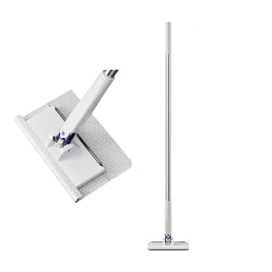 Dvkptbk Convenient Cloth Changing Mini Mop with Hands-Free Cloth Release Zeros Touch Snap Grip Mini Mops for Wet and Dry Cleaning Lightweight Snap for Corners home decor