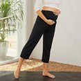 thumbnail image 3 of EGNMCR Leggings pour Femmes Mode Décontractée pour Femmes Tempérament Uni Micro Pull Ajusté Pantalon Évasé Pantalons, 3 of 7