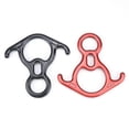 thumbnail image 4 of mmirethe Climbing Descender 50KN Camping Downhill Rappelling Rigging Ring Slow Down Caving Mountaineering Portable Protector Blue, 4 of 6