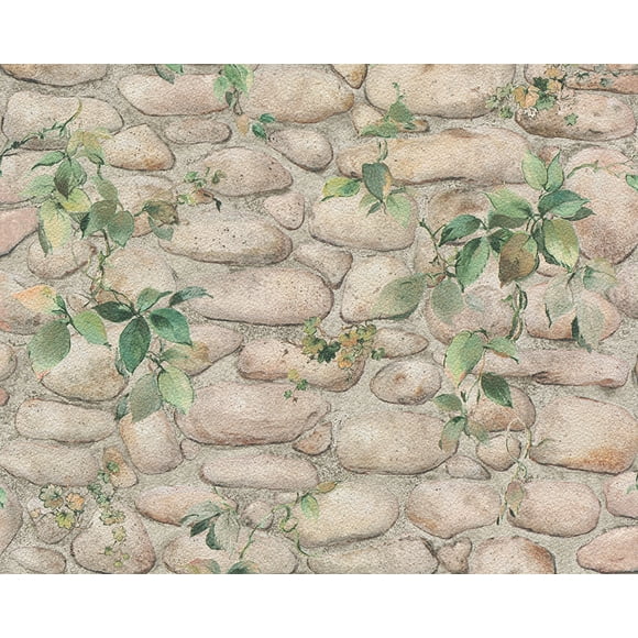 Dekora Natur 6 - Naturally Multifaceted Green Wallpaper Roll