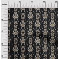 thumbnail image 1 of oneOone Silk Tabby Fabric Paisley Ikat Print Sewing Fabric BTY 42 Inch Wide, 1 of 4