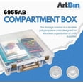 thumbnail image 3 of Super Satchel -Compartment Box- Plastic Art and Craft Supply Storage Container AB unit, 3 of 8