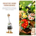 thumbnail image 3 of ELAYARD Duck Home Statue Garden Accessory Multi-colored 1 Piece, 3 of 8