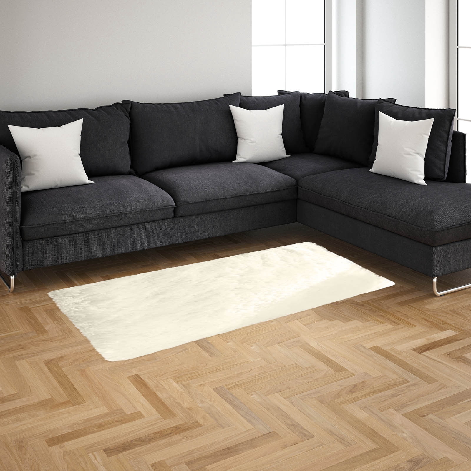Tapis pour Chambre Tapis Doux Tapis Antidérapant Tapis de Zone Salle à Manger Maison Tapis de Chambre Plancher 50X160 Tapis de Salon