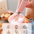 thumbnail image 4 of TIELUTT Hand Mixer Purpose Food Beater Automatic Milk Frother Kitchen Gadgets for Women Hand Beater Manual Kitchen Aid Hand Mixer 9 Speed Novelty Kitchen Items Cake Mixer compatible with Machine, 4 of 7