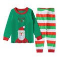 thumbnail image 1 of Ensemble de Pyjamas pour Enfants de Noël Printemps et Automne Père Noël Long, 1 of 9