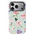 thumbnail image 1 of SKLYDDI Étui Mignon Rose à Motif Floral pour iPhone 17 Air, Compatible avec MagSafe - 80, 1 of 7