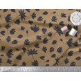 thumbnail image 3 of Soimoi Moss Georgette Fabric Wildflower Floral Printed Fabric 1 Yard 42 Inch Wide, 3 of 3