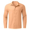 thumbnail image 4 of 2025 Combinaison Décontractée Unie d'Été pour Homme Grande Taille Chemise Ample à Manches Courtes Boutonnée Col Rabattu pour Homme Grande Chemise à Manches Courtes Longues, 4 of 5