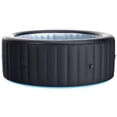 thumbnail image 1 of MSpa Round Inflatable Bubble Spa, 4 to 6 Person Hot Tub with LED Lights, Aurora, 1 of 10