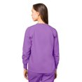 thumbnail image 2 of Adar Uniformes Médicaux Universels pour Femmes - Veste d'Échauffement à Col Rond, 2 of 7