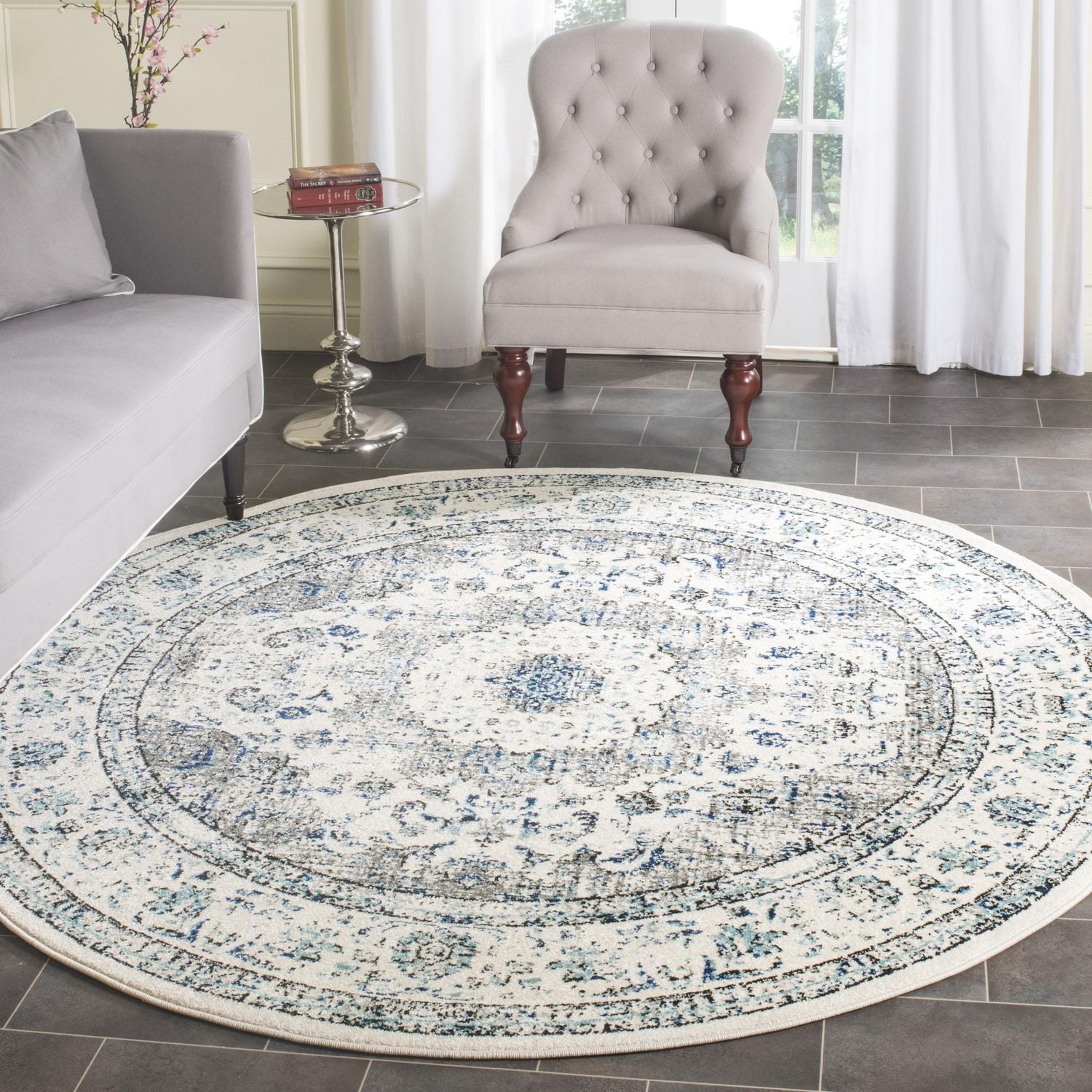 SAFAVIEH Evoke Teale Tapis Traditionnel