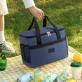 thumbnail image 3 of TopLLC Lunch Box, Bento Boxes Backpack Thermal Soft Insulated Leak-proof Cooler Beach Large Capacity Coolers Waterproof Large Capacity Lunch Camping Travel Picnic large capacity picnic wrap, 3 of 5
