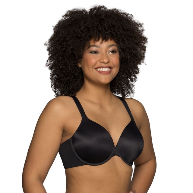 Vanity Fair Womens Beauty Back Lift Underwire Bra, 36DDD, Midnight Black