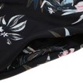 thumbnail image 4 of Milaget Robe Courte Maxi de Soirée pour Femme Sans Manches, Robe de Plage à Fleurs, Noire, m, 4 of 9