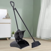 PEONAVET Potable Broom Brooms and Dustpan Set- Cleaning Supplies Brooms and Dustpan Set for Home- Stainless Steel Handle Brooms with Dustpan Combo Set for Home Office