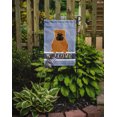 thumbnail image 2 of Carolines Treasures BB5703GF Drapeau de Jardin Taille Bouledogue Anglais Rouge Bienvenue, 2 of 3