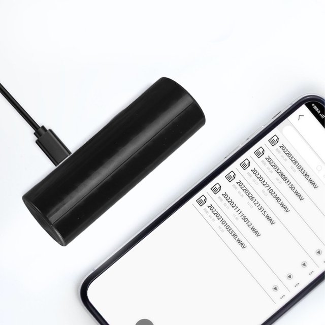 Enregistreur Vocal Numérique, Réduction du Bruit, Adsorption Magnétique, Longue Autonomie avec Activation Vocale, Compact et Portable pour Réunion, Classe, Entrevue
