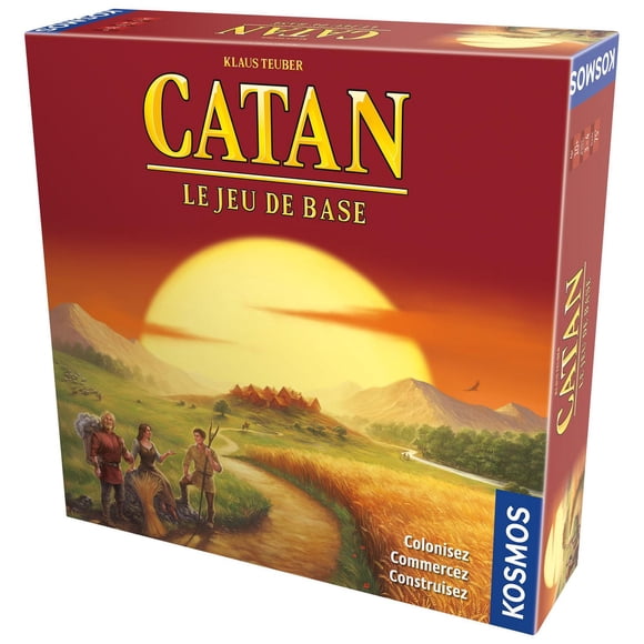 CATAN (French Version) - A board game by Klaus Teuber - 3-4 Players - Board Games for Family - 60 Minutes of Gameplay - For Kids and Adults Ages 10+