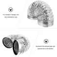 thumbnail image 4 of 1Pc Aluminum Foil Vent Pipe Flexible Air Duct Practical Kitchen Exhaust Pipe, 4 of 9