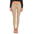 thumbnail image 1 of Cover Girl Jeans juniors plus size Perfect Mid Rise Comfy Skinny Jeans khaki black or blue, 1 of 6