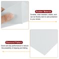 thumbnail image 4 of Unique Bargains Feuille de Semelle en Caoutchouc 1,8 mm d'Épaisseur, Coussin de Remplacement Antidérapant pour Réparation du Dessous des Chaussures, Blanc, 4 of 5