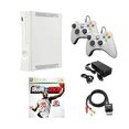 thumbnail image 1 of Microsoft Xbox 360 original Console Sports Bundle - Includes College Hoops 2K8 Game, 2 Wireless Controllers, and HDMI Cable (Refurbished), 1 of 6