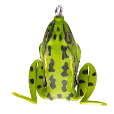 Lunkerhunt  Leurre de pêche PF01 Poche Grenouille Série 2,5 Pouces de Style de Thé Vert Leurre de Pêche