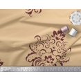 thumbnail image 3 of Soimoi Cotton Duck Fabric Ogee Damask Print Sewing Fabric Yard 42 Inch Wide, 3 of 5