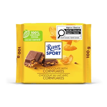 Ritter Sport Milk Chocolate With Cornflakes, 100 g