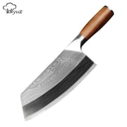 Kitchen knives Cleaver 8inch Chinese Butcher Chef Knife 5Cr15 Stainless Steel Cutter Razor Sharp Slicer Meat Chopping Knife