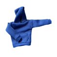 thumbnail image 3 of Mode 1:12 Chandail à Capuchon Miniature Vêtements pour Figurines Masculines de 6 Pouces Poupée Modèle Déguisement Accessoire Bleu, 3 of 8
